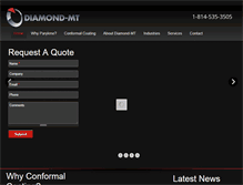Tablet Screenshot of paryleneconformalcoating.com